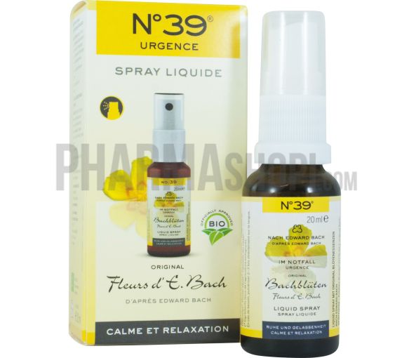 Blüten von E. Bach Ruhe und Entspannung Nr. 39 lemon pharma - Flüssigspray 20 ml