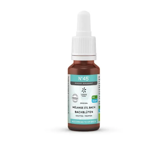 Bachblüten Nr. 45 Bio Gewichtsreduktion Lemon Pharma - Flasche mit 20 ml
