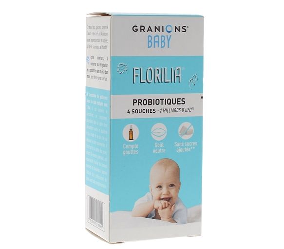 Florilia Probiotika Sirup für Babys Granions - Tropfflasche mit 8 ml