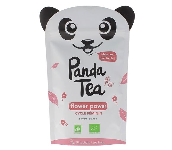 Flower Power Damenrad Panda Tea - 28 Beutel