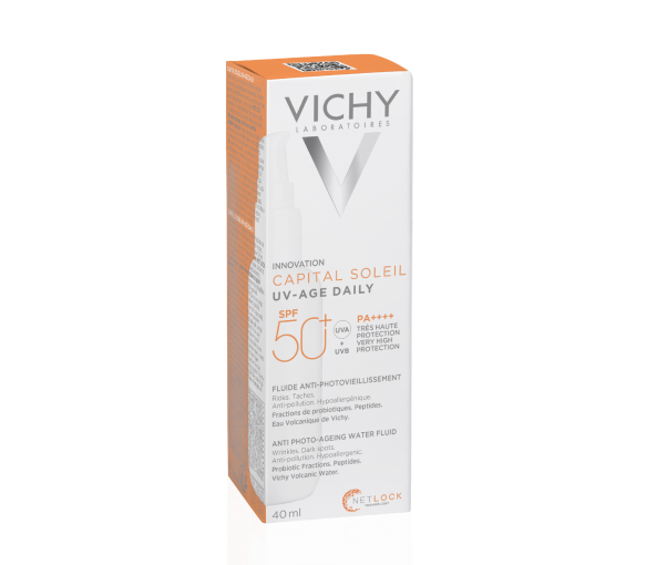 Capital Sonne UV-Anti-Aging Fluid Age Daily SPF 50+ Vichy - Pumpflasche 40ml - image 1