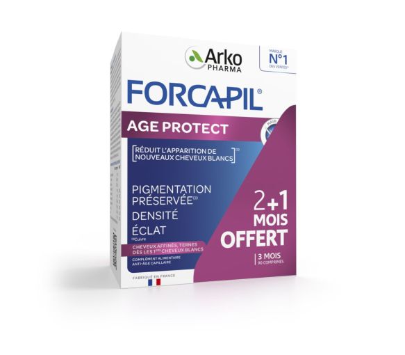 Forcapil Age Protect Arkopharma - Packung mit 90 Tabletten - image 1