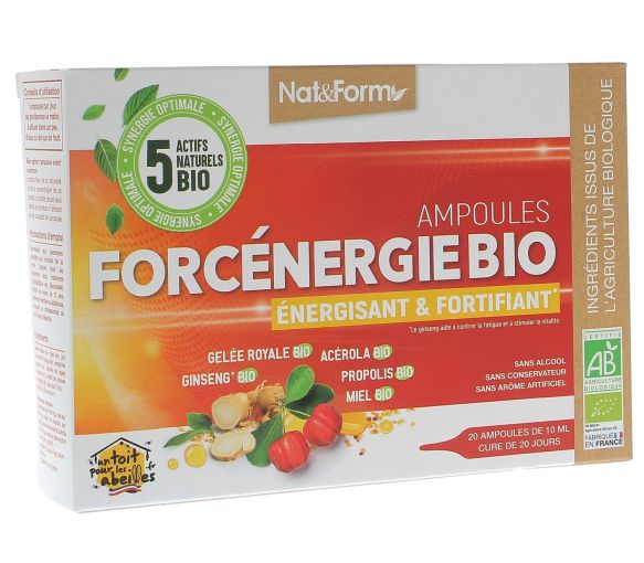 Forcénergie bio Nat&Form - Schachtel mit 20 Ampullen - image 1