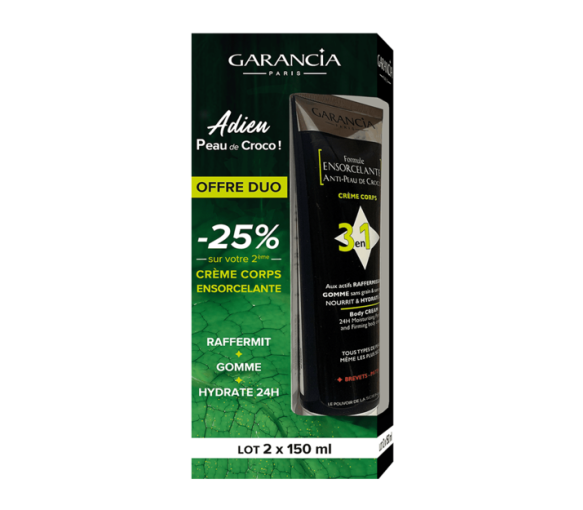 Verzaubernde Formel gegen Krokodilhaut 3 in 1 Garancia - 2x 150 ml Packung - image 1