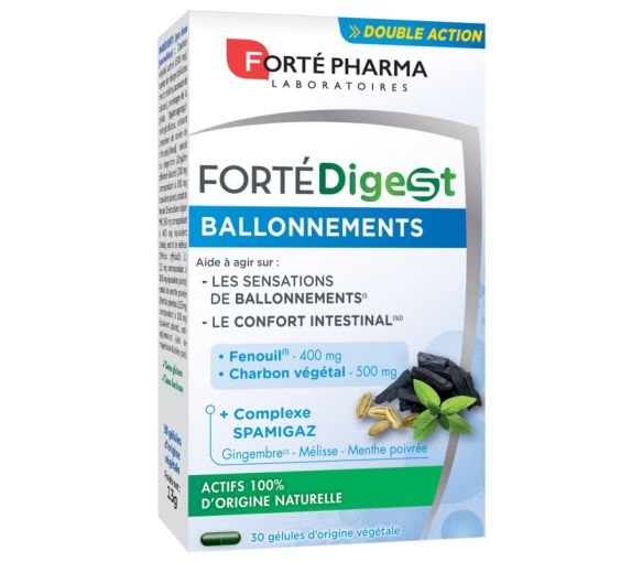 Forté Digest Blähungen Forté Pharma - Packung mit 30 Kapseln
