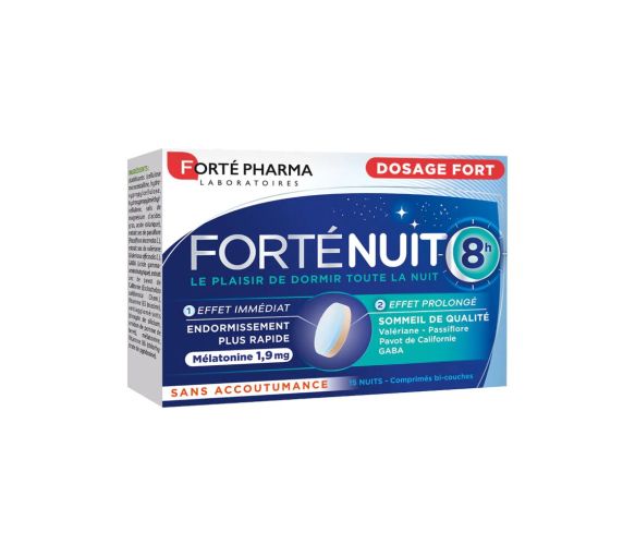 Forténuit 8h Forté Pharma - Packung mit 15 Tabletten