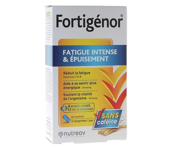 Fortigénor intensive Müdigkeit und Erschöpfung Nutreov - Packung mit 60 Tabletten
