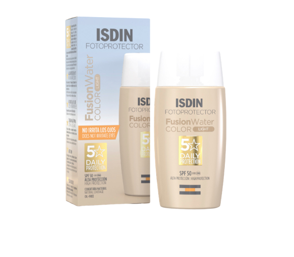 Fusion Wasserfarbe Licht SPF 50 Fotoprotektor Isdin - Flasche mit 50 ml - image 1