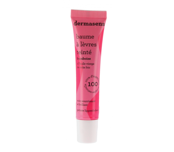 Dermasens getönter Lippenbalsam Himbeere Marke Grün - Tube mit 15 ml - image 1