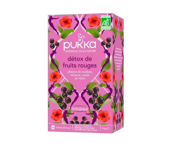 Rote Früchte Detox Pukka - Box mit 20 Beuteln - image 1