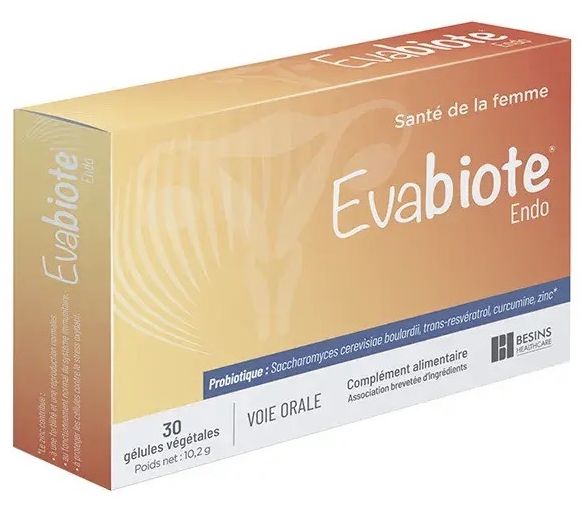 Evabiote Endo Besins Healthcare - Packung mit 30 Kapseln