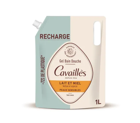 Duschgel Milch und Honig Rogé Cavaillès - Nachfüllpackung 1L