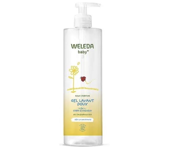 Sanfte Baby-Waschgel Weleda - Pumpflasche 400ml