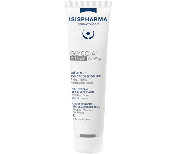Glyco-A Intense Peeling Nachtcreme 25% Glykolsäure Isispharma - Tube mit 30ml