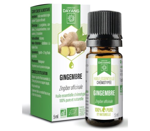 Bio Ingwer ätherisches Öl Dayang - Flasche mit 5 ml - image 1