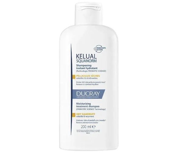 Kélual Squanorm Shampoo gegen trockene Schuppen Ducray - Tube mit 200 ml
