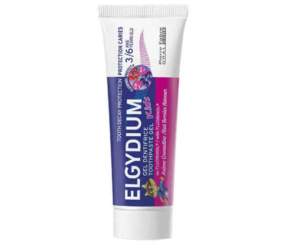 Kids Gel Zahnpasta mit Grenadine-Geschmack Elgydium - Tube mit 50ml - image 1