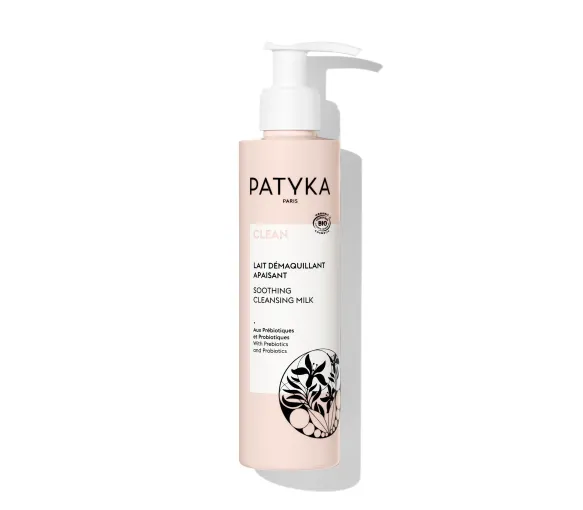 Beruhigende Bio-Reinigungsmilch Clean Patyka - Pumpflasche mit 200ml - image 1