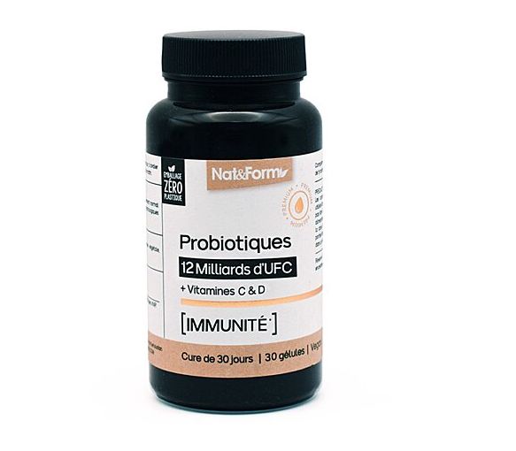 Probiotika Immunität Nat&Form - Dose mit 30 Kapseln
