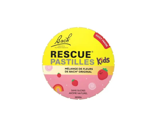Rescue Kids Erdbeer Bonbons Bachblüten - Dose mit 50g - image 1