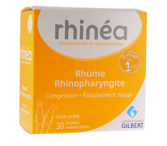 Rhinéa Erkältung und Rhinopharyngitis Gilbert - 30 Einzeldosen von 1ml - image 1
