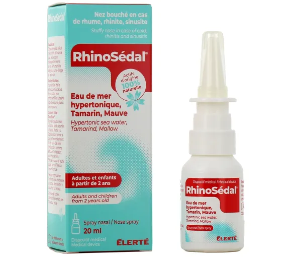 RhinoSédal hypertonisches Meerwasser Élerté - Spray von 20 ml