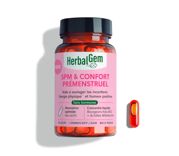 SPM & prämenstrueller Komfort Herbalgem - Packung mit 30 Kapseln - image 1