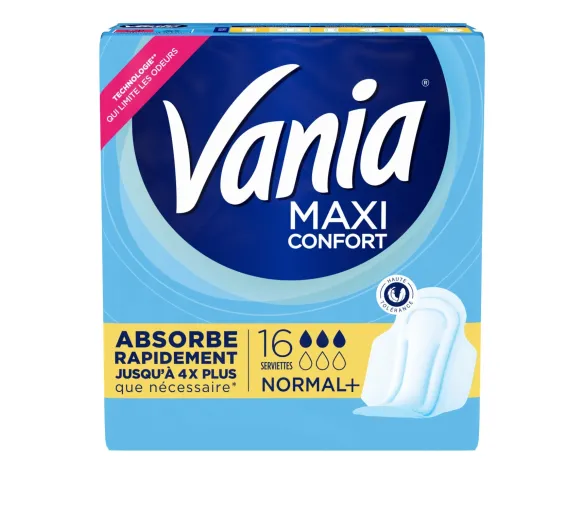 Maxi Comfort Normal+ Damenbinden Vania - Packung mit 16 Binden - image 1