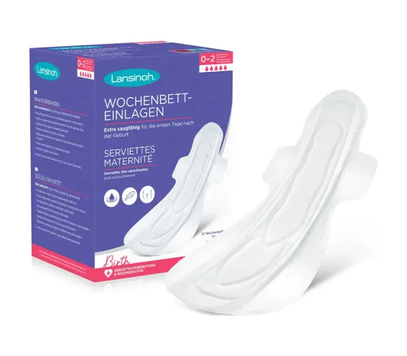 Lansinoh Mutterschaftsservietten - Packung mit 10 Mutterschaftsservietten - image 1