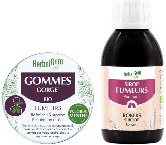 Bio-Hustensaft Herbalgem - 150 ml Flasche + kostenlose Halsbonbons - image 1