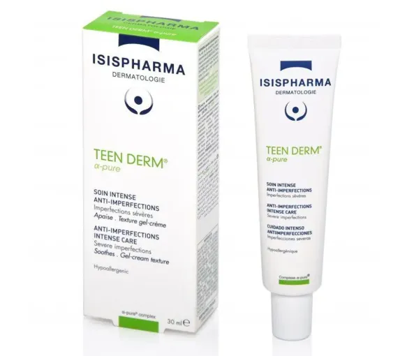 Teen Derm A-pure Anti-Unreinheiten Pflege Isispharma - Tube mit 30ml