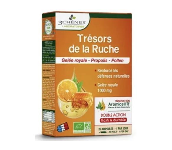 Schätze aus dem BIO-Bienenstock 3 Eichen - Schachtel mit 20 Ampullen