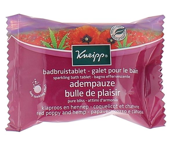 Badebombe Genuss Mohnblume Kneipp - 80 g Bombe