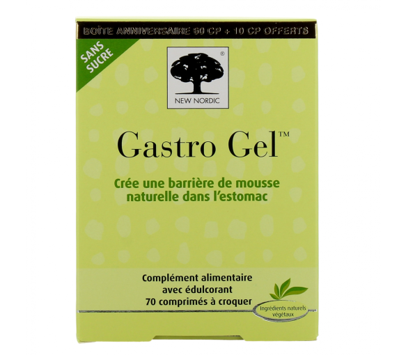 Gastro Gel New Nordic - 60 Tabletten + 10 geschenkt