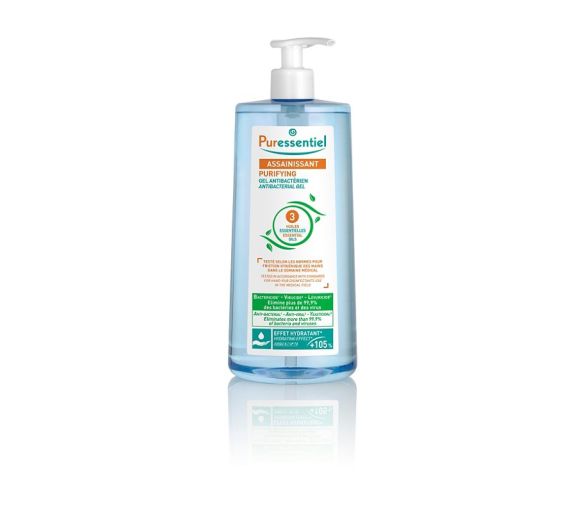 Antibakterielles Gel mit 3 ätherischen Ölen Puressentiel - Pumpflasche mit 975 ml