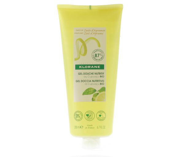 Nährendes Duschgel mit Bio-Cupuacubutter Zitrusnoten Klorane - Tube mit 200 ml - image 1