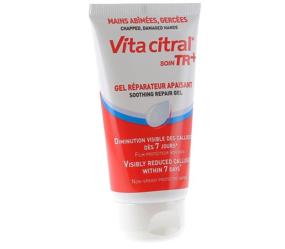 Gel reparierender beruhigender Balsam für beschädigte Hände Vita Citral Pflege TR+ - Tube mit 75 ml