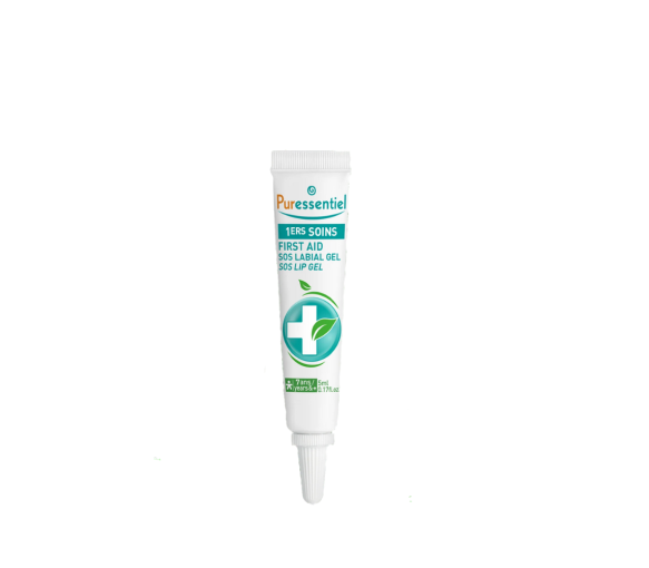SOS Labial Reparaturgel mit 10 ätherischen Ölen Puressentiel - Tube mit 5 ml