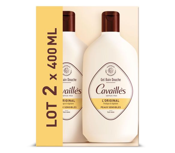 Bade-Duschgel das Original Rogé Cavaillès - 2er-Pack mit 400ml Flaschen