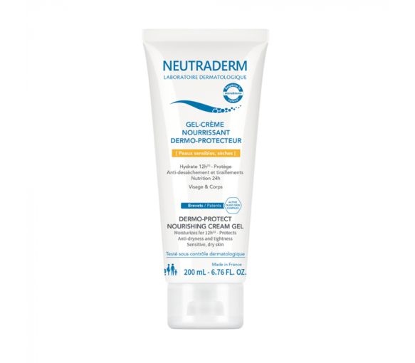 Nährende dermo-schützende Gel-Creme Neutraderm - Tube mit 200 ml