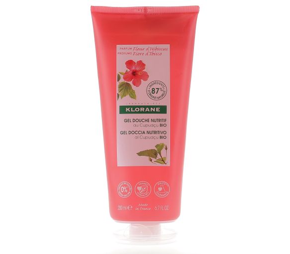 Nährendes Duschgel mit Bio-Cupuacu Hibiskusblüte Klorane - Tube mit 200 ml - image 1
