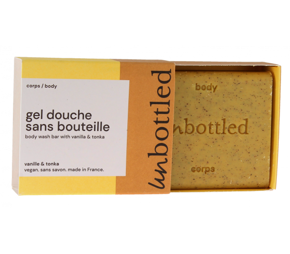 Duschgel ohne Flasche Vanille & Tonka Unbottled - 110g Stück