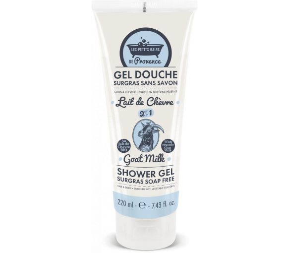 Duschgel mit Ziegenmilch Les petits bains de Provence - Tube mit 220 ml - image 1