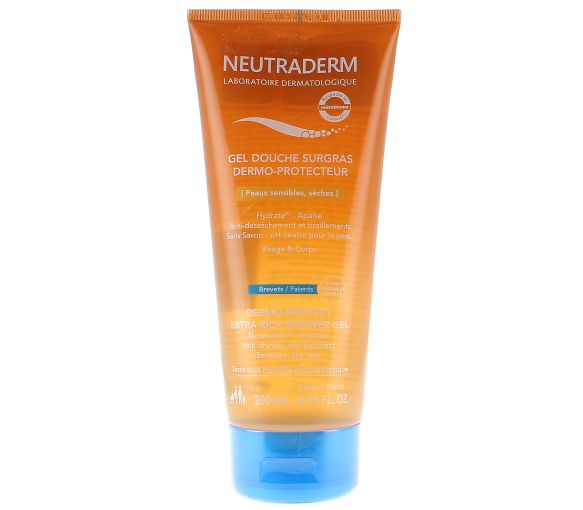 Überfettendes, dermo-schützendes Duschgel Neutraderm - Tube mit 200 ml