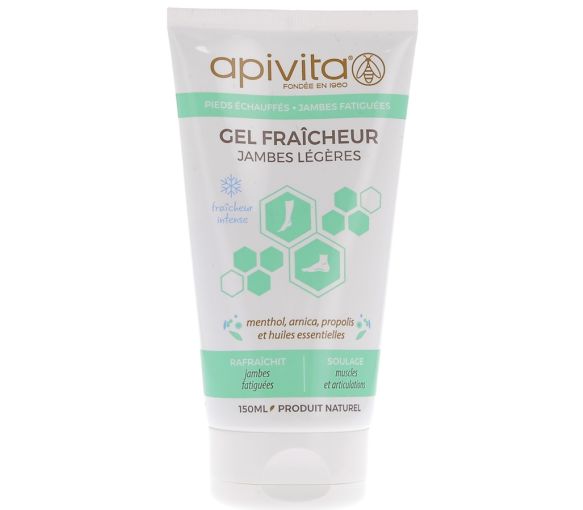 Frischegel für leichte Beine Apivita - Tube mit 150 ml