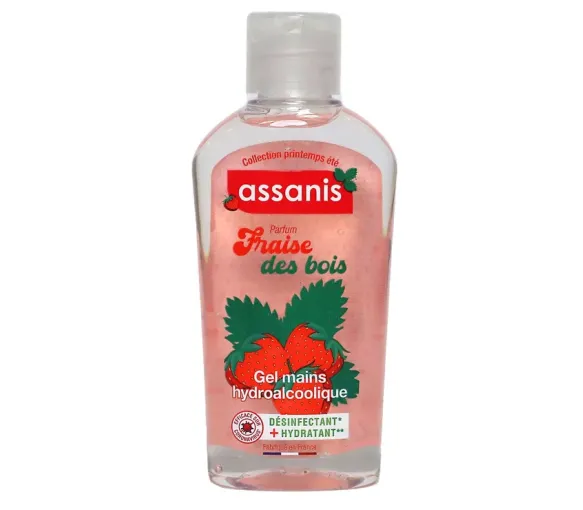 Handdesinfektionsgel Waldbeere Assanis - Flasche 80ml