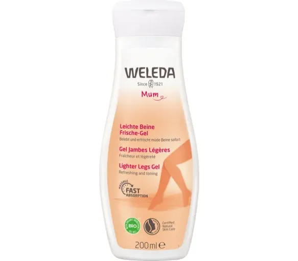 Gel für leichte Beine Weleda - Flasche mit 200ml