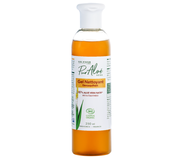 Bio-Reinigungs- und Make-up-Entferner Gel Pur Aloe - Flasche mit 250 ml - image 1