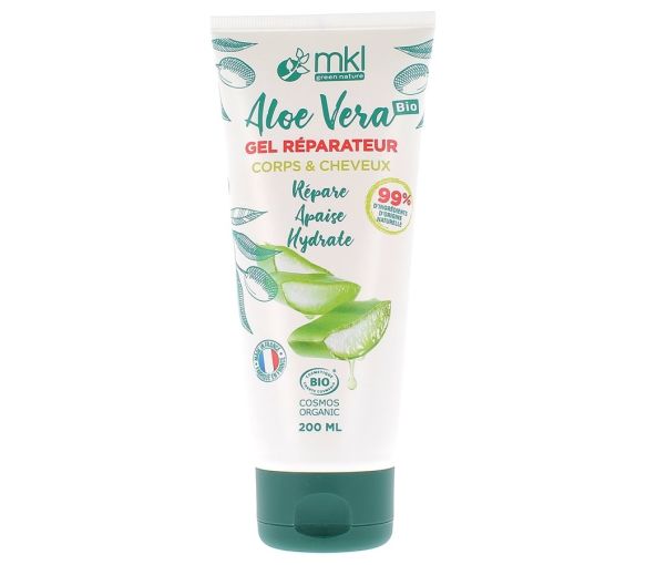 Reparierendes Gel für den Körper Aloe Vera BIO MKL Green Nature - Tube mit 200 ml