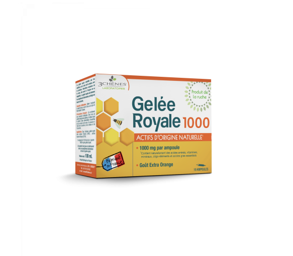 Gelee Royale 1000 mg Die 3 Eichen - Packung mit 20 Ampullen